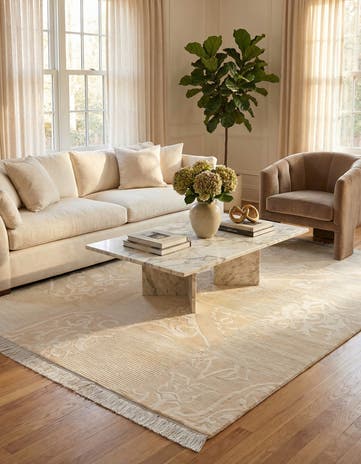 5' 9 x 8' Hand Knotted Darya Wool Rug
