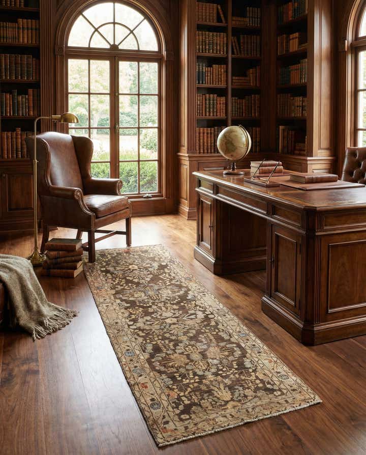 3' 2 x 12' 4 Hamedan Runner Rug