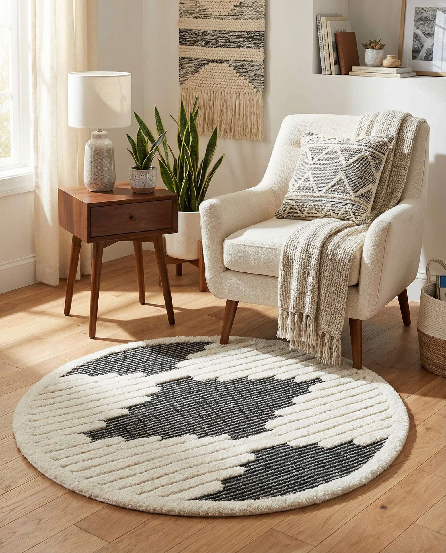 3' x 3' Prismatic Round Rug