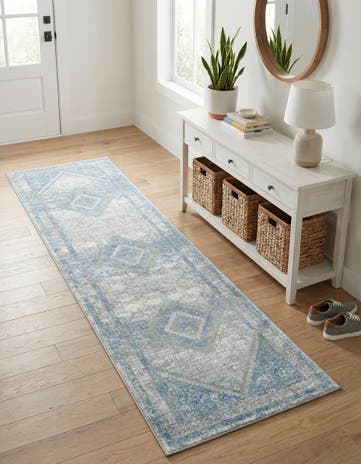 2' x 8' Kamala Washable Runner Rug