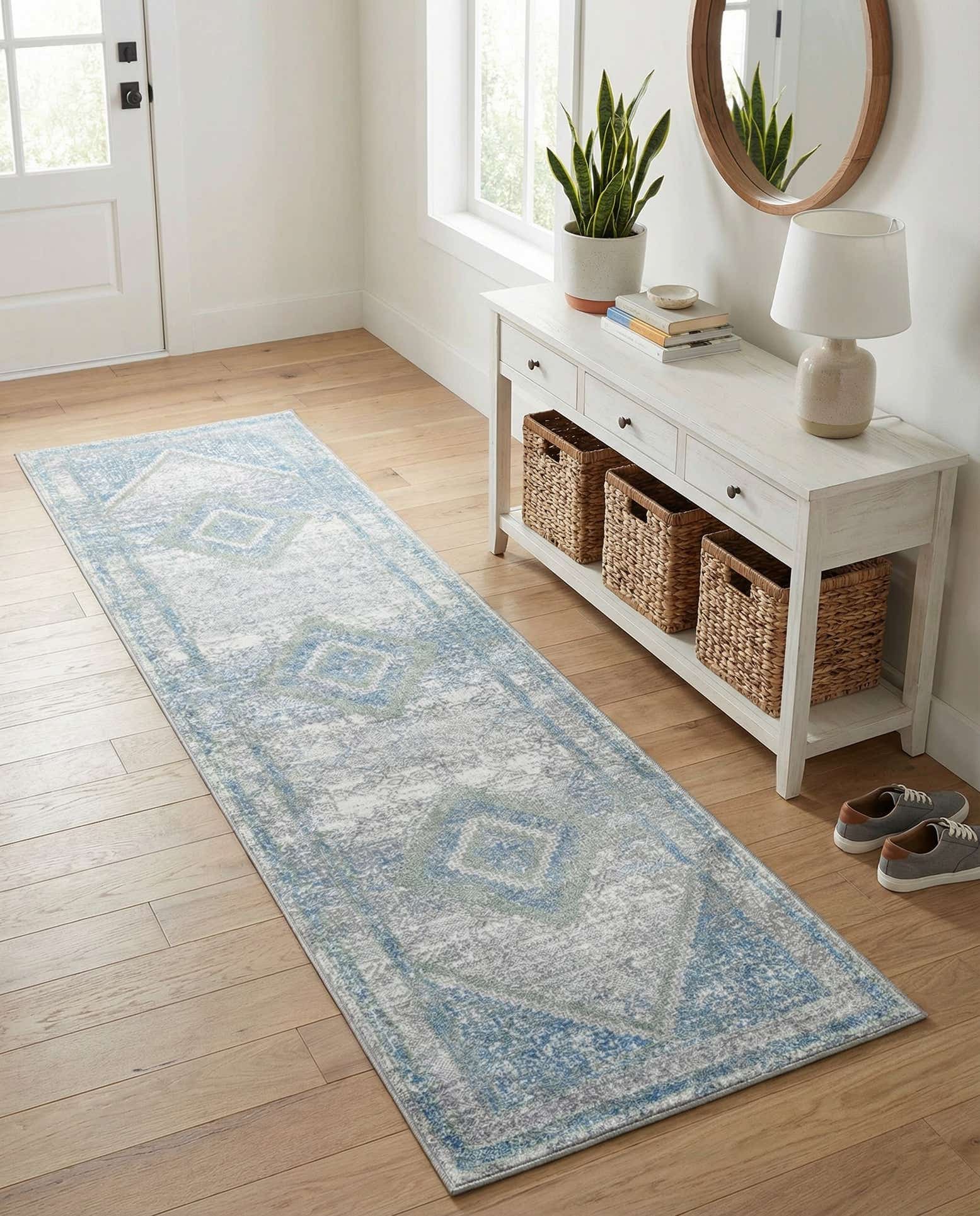 60cm x 245cm Kamala Washable Alfombra Pasillera
