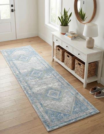 2' x 8' Kamala Washable Runner Rug