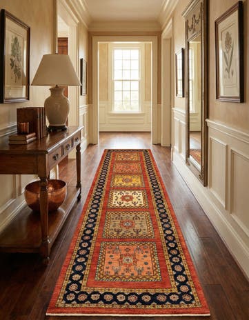 2' 7 x 9' 9 Luribaft Wool Runner Rug
