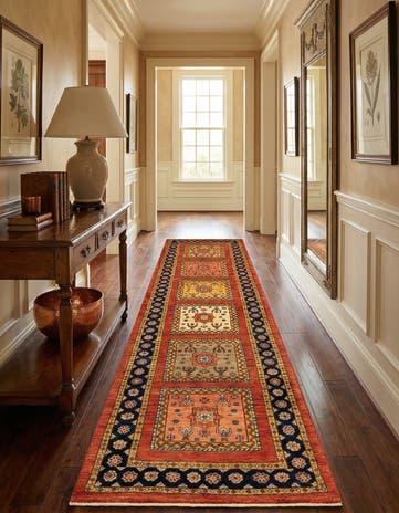2' 7 x 9' 9 Luribaft Wool Runner Rug