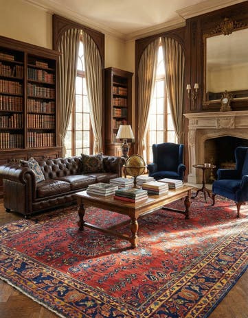 8' 5 x 12' 6 Hand Knotted Liliyan Persian Wool Rug