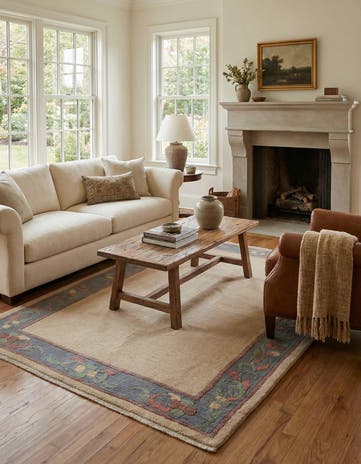 4' x 6' Hand Knotted Nepal Wool Rug