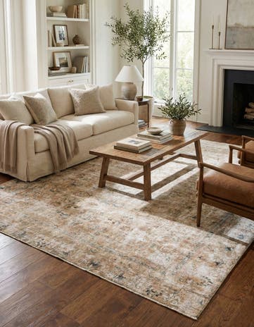 9' x 11' 6 Hand Knotted Ultra Vintage Persian Wool Rug