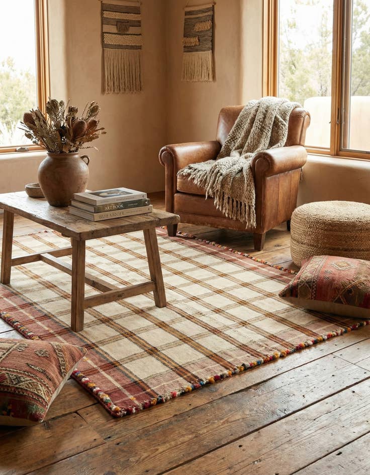 Detail image of 5' 3 x 7' 4 Jajim Rug