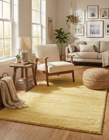 5' 3 x 7' 7 Solid Frieze Rug