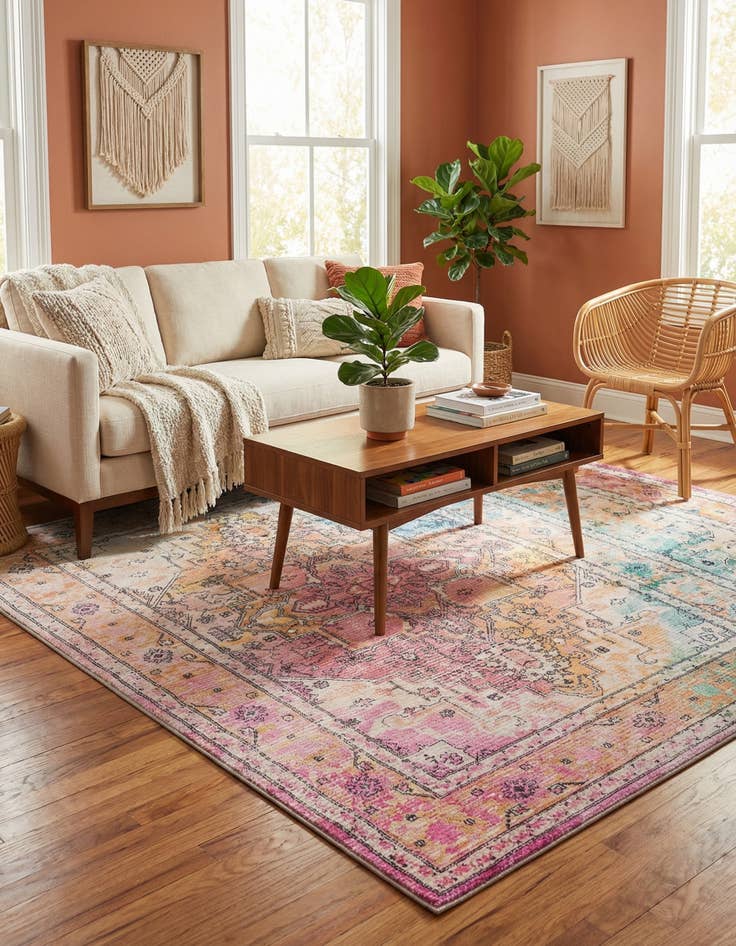 Detail image of 5' 3 x 7' 9 Medina Rug