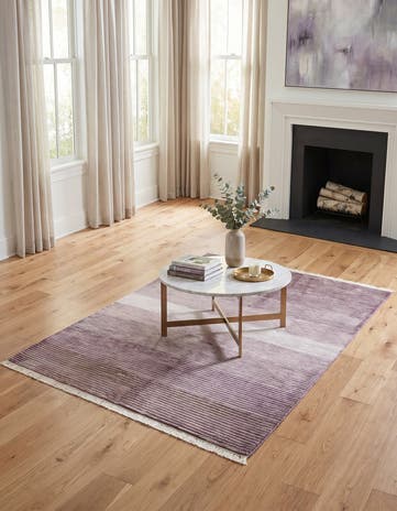 5' x 6' 9 Hand Knotted Darya Wool Rug