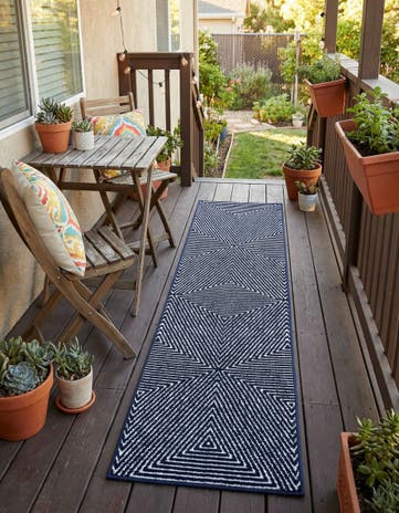 2' x 8' Easy-Clean Sabrina Soto Indoor / Outdoor Runner Rug