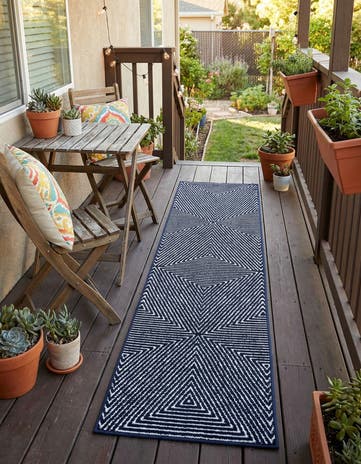 2' x 8' Easy-Clean Sabrina Soto Indoor / Outdoor Runner Rug