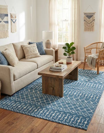 7' x 10' Kasbah Trellis Rug