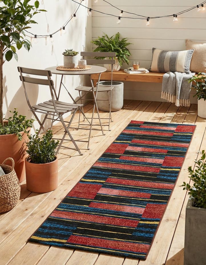 2' x 8' Easy-Clean Modern Indoor / Outdoor...