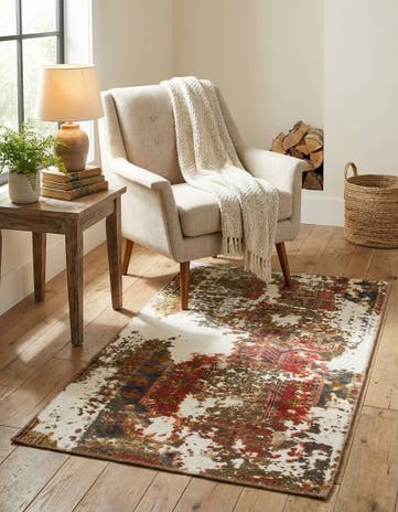 2' 8 x 4' 10 Hand Knotted Ultra Vintage Persian Wool Rug