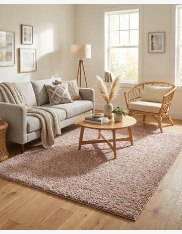 Mushroom Jill Zarin Shaggy Chic Rug