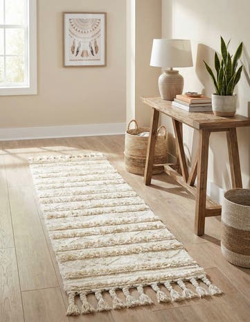 2' 2 x 8' 2 Hand Woven Arizona Wool Runner Rug