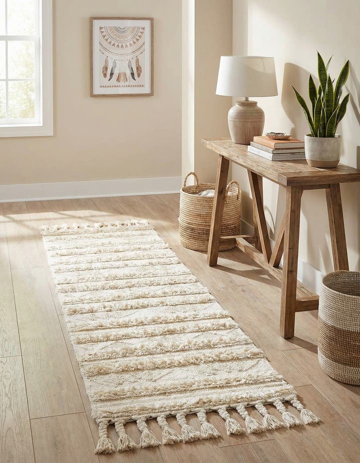 2' 2 x 8' 2 Hand Woven Arizona Wool Runner Rug