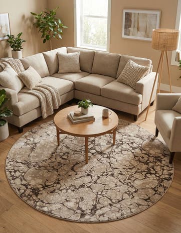 7' x 7' Oasis Round Rug