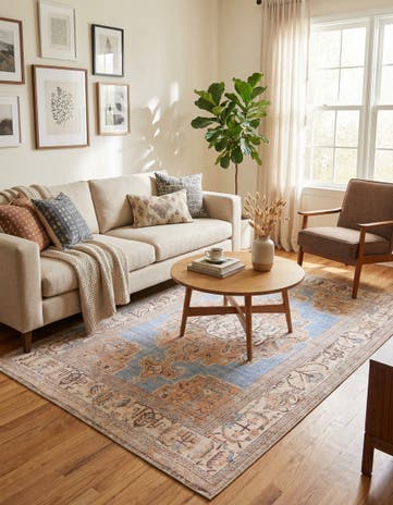 5' x 8' Washable Timeless Rug