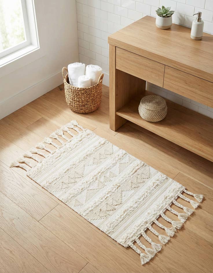 Detail image of 2' x 3' 1  Hand Woven Arizona Wool Rug