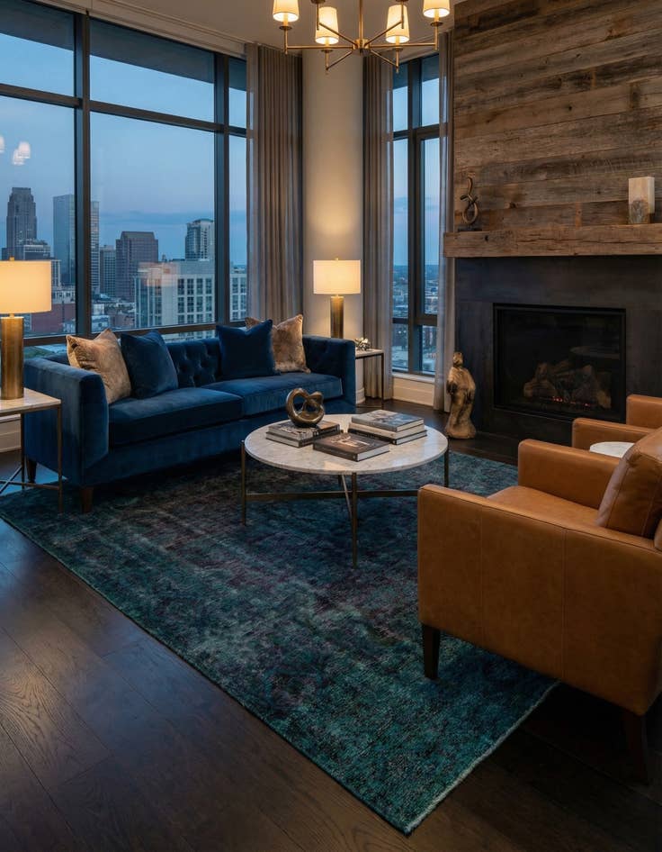 Detail image of 7' 8 x 11' 7  Hand Knotted Ultra Vintage Persian Wool Rug