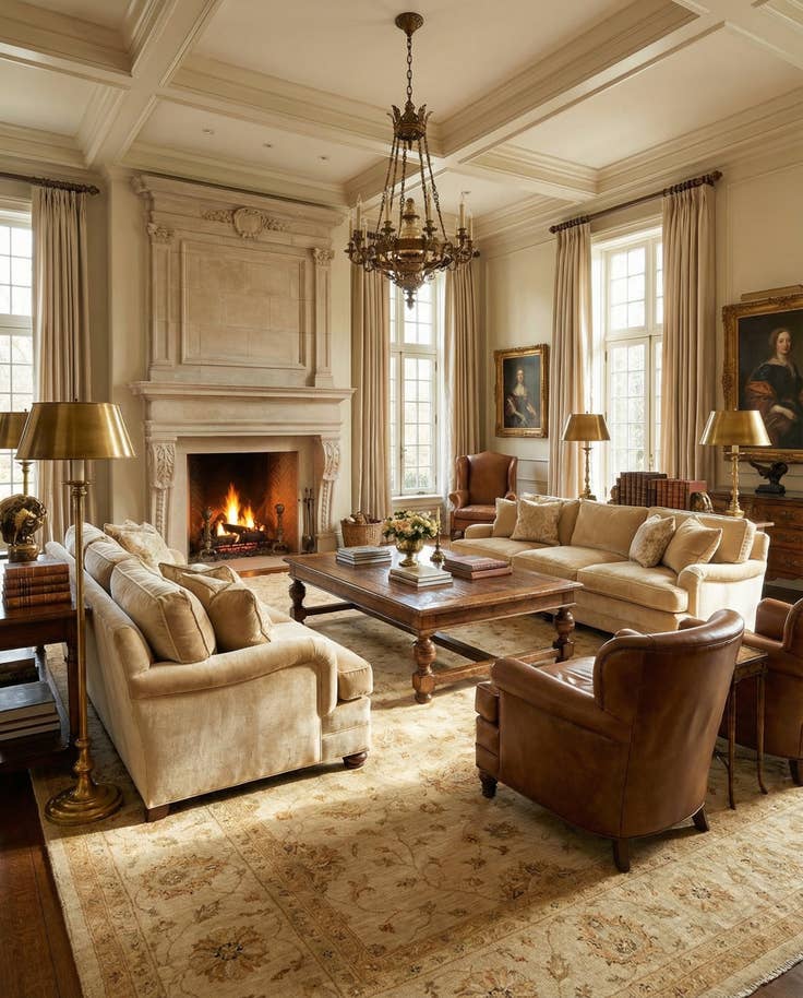 Detail image of 13' 2 x 19' 3 Kaizar Wool Rug