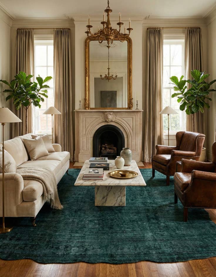 Detail image of 9' 10 x 12' 6  Hand Knotted Ultra Vintage Persian Wool Rug