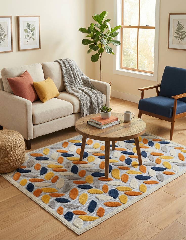 Detail image of  4' x 6'  Washable Aruba Indoor / Outdoor Rug