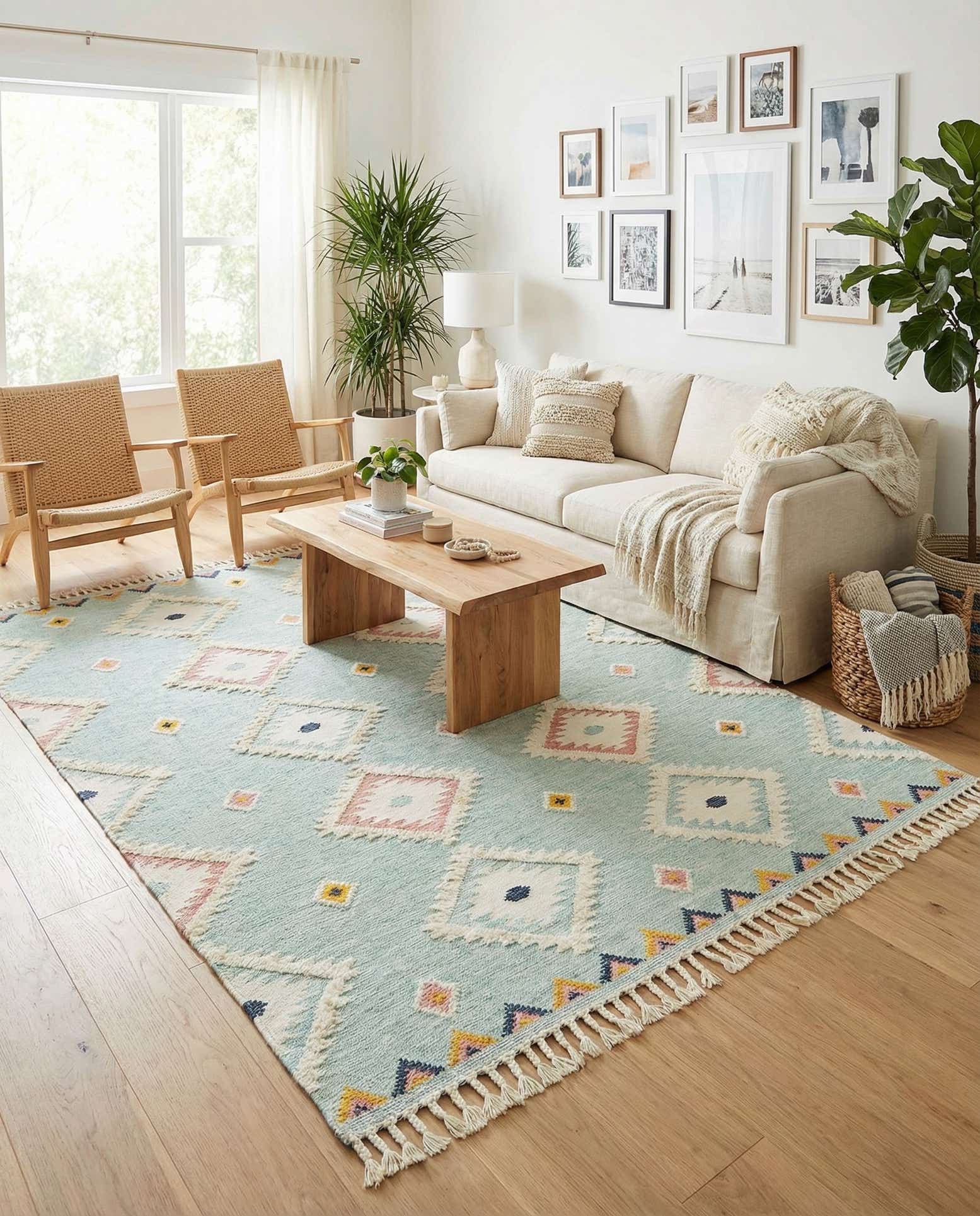 10' x 13' 1 Hand Woven Arizona Wool Rug