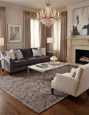 6' 8 x 9' 10 Hand Knotted Darya Wool Rug