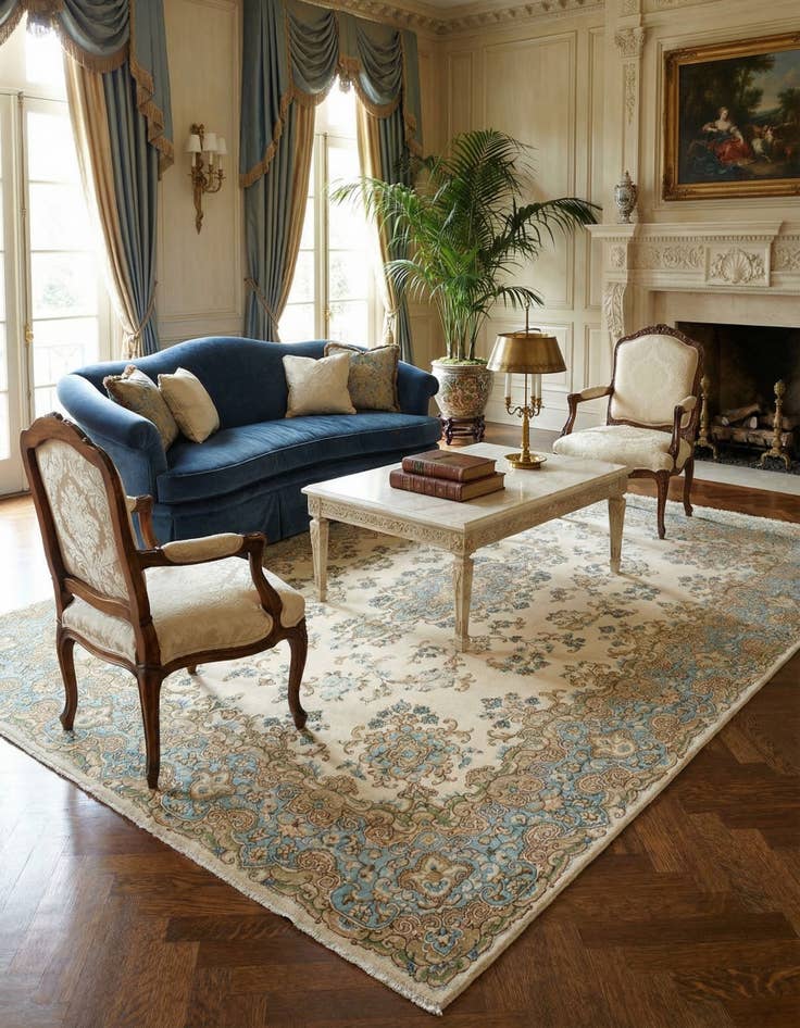 Detail image of 8' 9 x 12' 5 Vintage Royal Rug