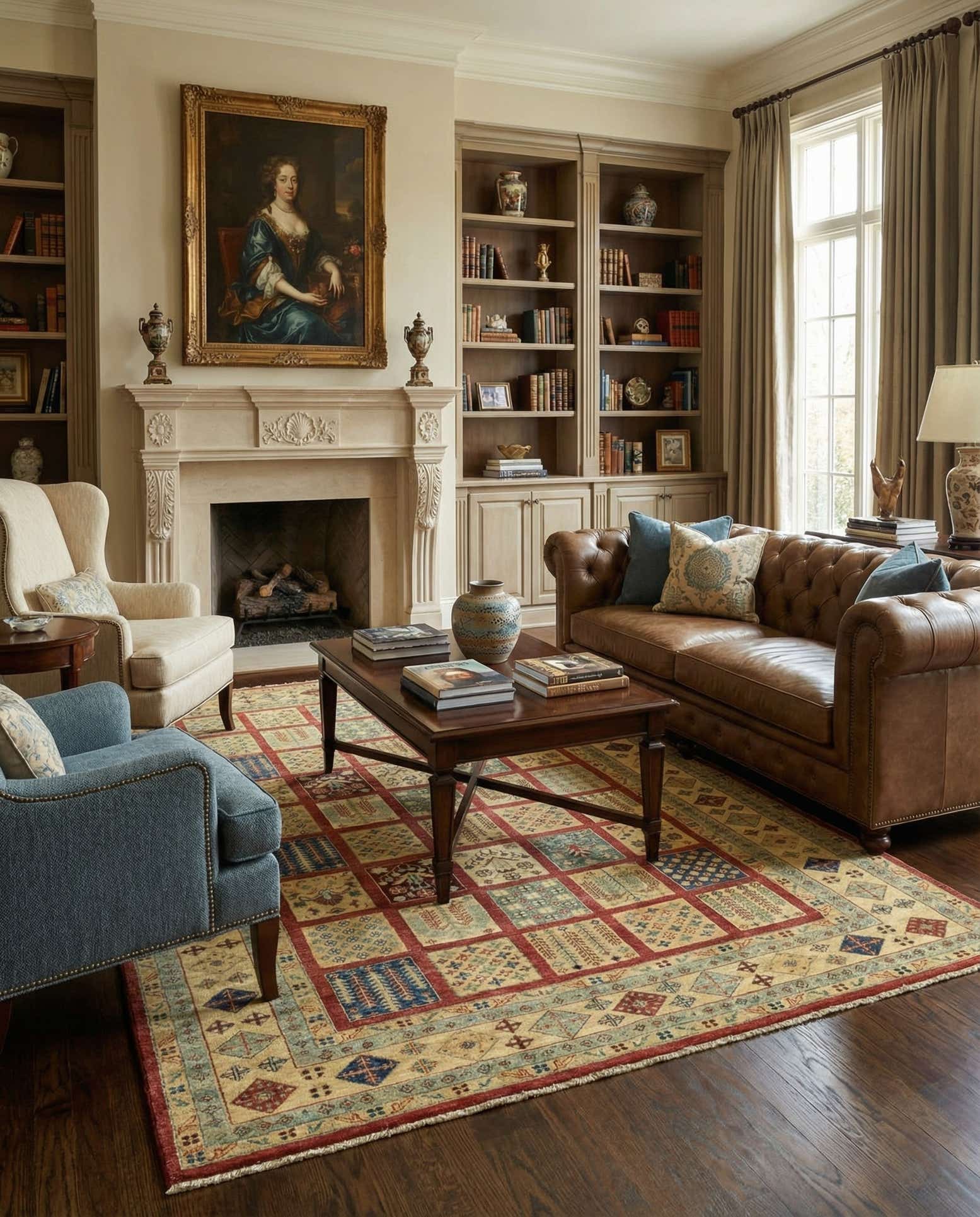 5' 8 x 7' 10 Hand Knotted Ariana Ziegler Rug