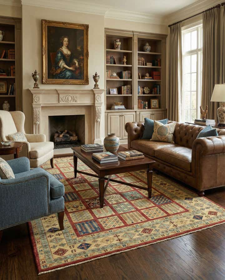 5' 8 x 7' 10 Hand Knotted Ariana Ziegler Rug