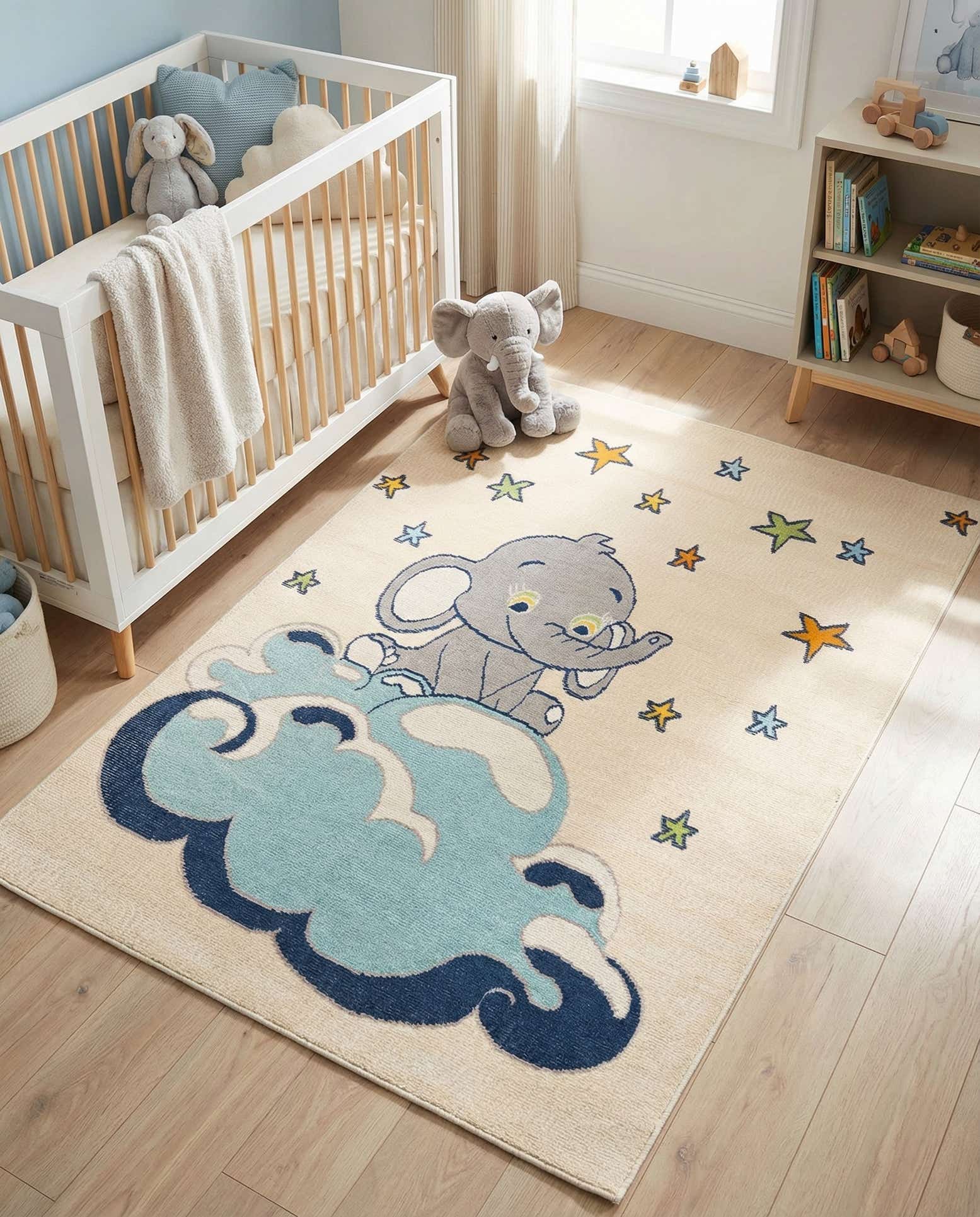 5' 3 x 7' 7 Easy-Clean Indoor / Outdoor Rug