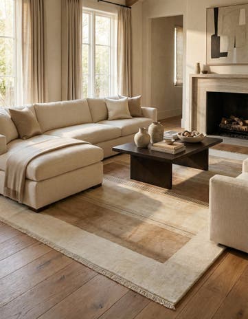 8' 2 x 9' 9 Hand Knotted Darya Wool Rug