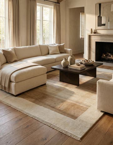 8' 2 x 9' 9 Hand Knotted Darya Wool Rug