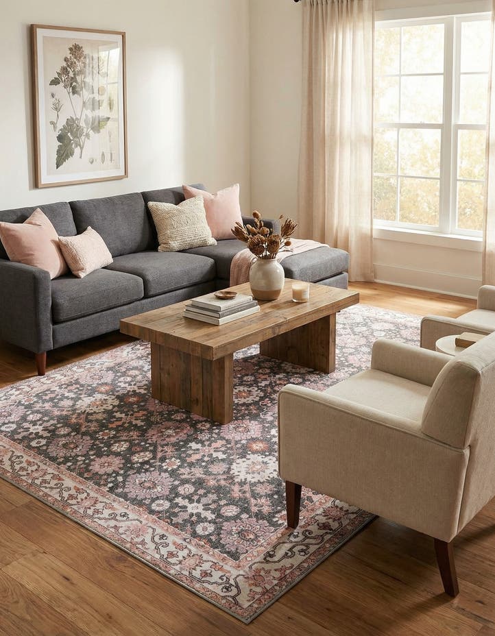 8' 4 x 12' Washable Timeless Rug