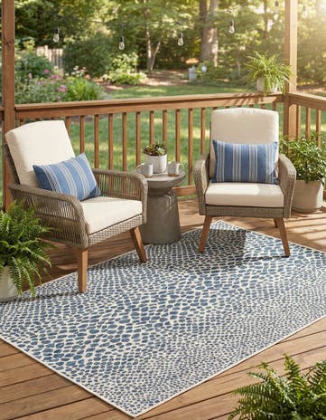 4' x 6' Easy-Clean Jill Zarin Cape Town Indoor / Outdoor Rug