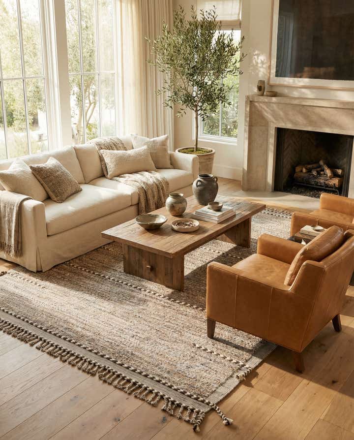 8' 7 x 10' 7 Hand Knotted Moroccan Wool Rug