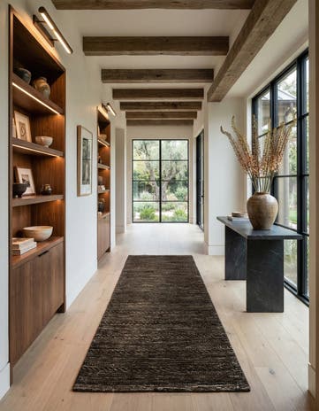 2' 7 x 8' Juma Wool Runner Rug
