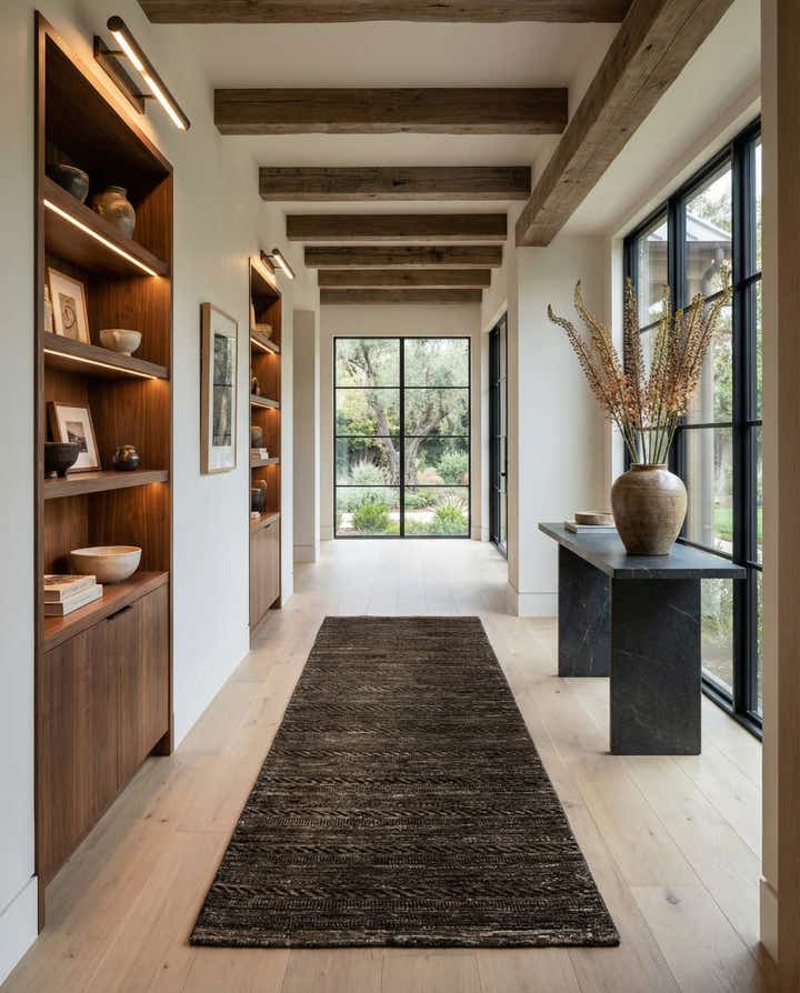 2' 7 x 8' Juma Wool Runner Rug