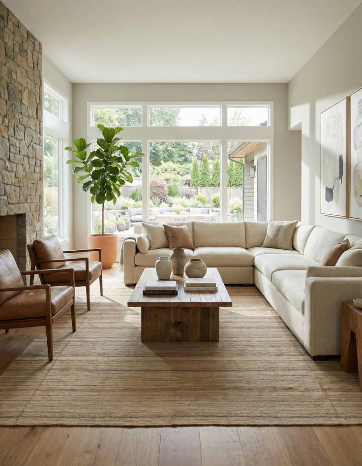 Detail image of 9' 10 x 12' 10  Hand Woven Kilim Modern Wool Rug