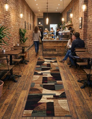 2' 7 x 12' Cafe Runner Rug