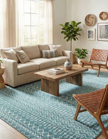 10' 8 x 16' 5 Kasbah Trellis Rug