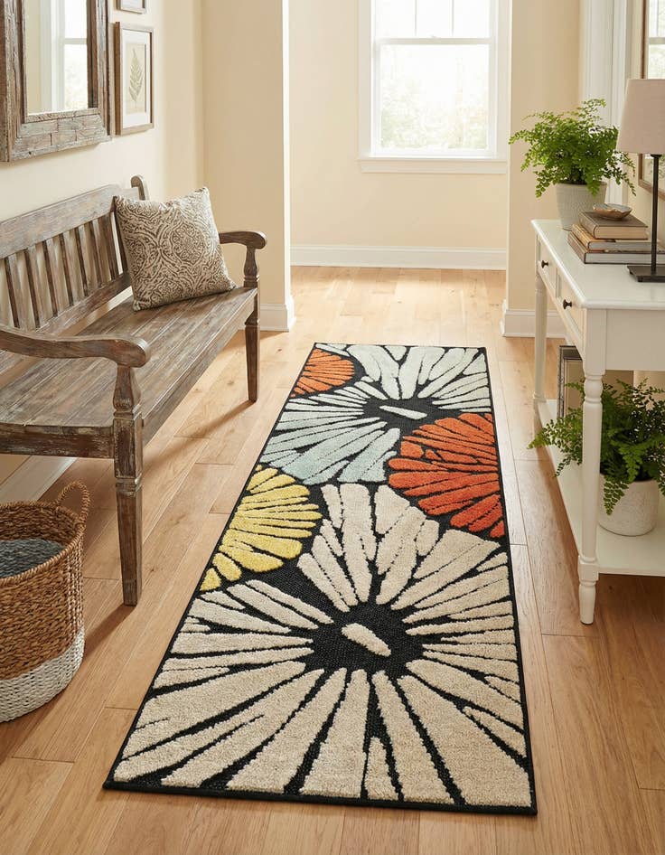 Detail image of  2' x 6'  Washable Casablanca Indoor / Outdoor Runner Rug
