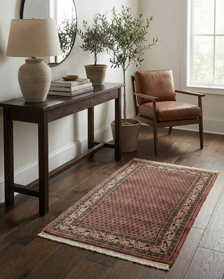 Detail image of 3' 1 x 5' 1 Hand Knotted Mir Wool Rug