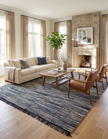 10' x 14' 1 Hand Woven Chunky Jute Rug