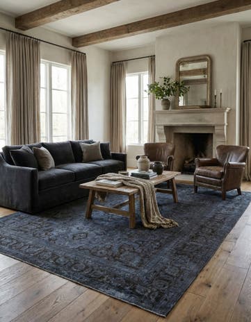 9' 8 x 12' 3 Hand Knotted Ultra Vintage Persian Wool Rug